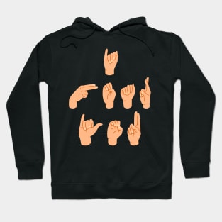 I hear you - sign language Hoodie